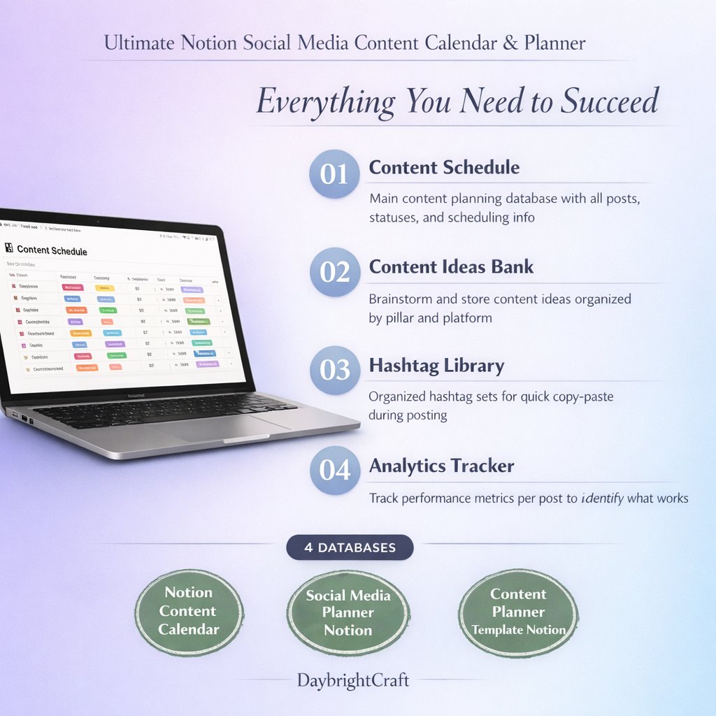 Notion Content Calendar: Ultimate Social Media Planning Guide