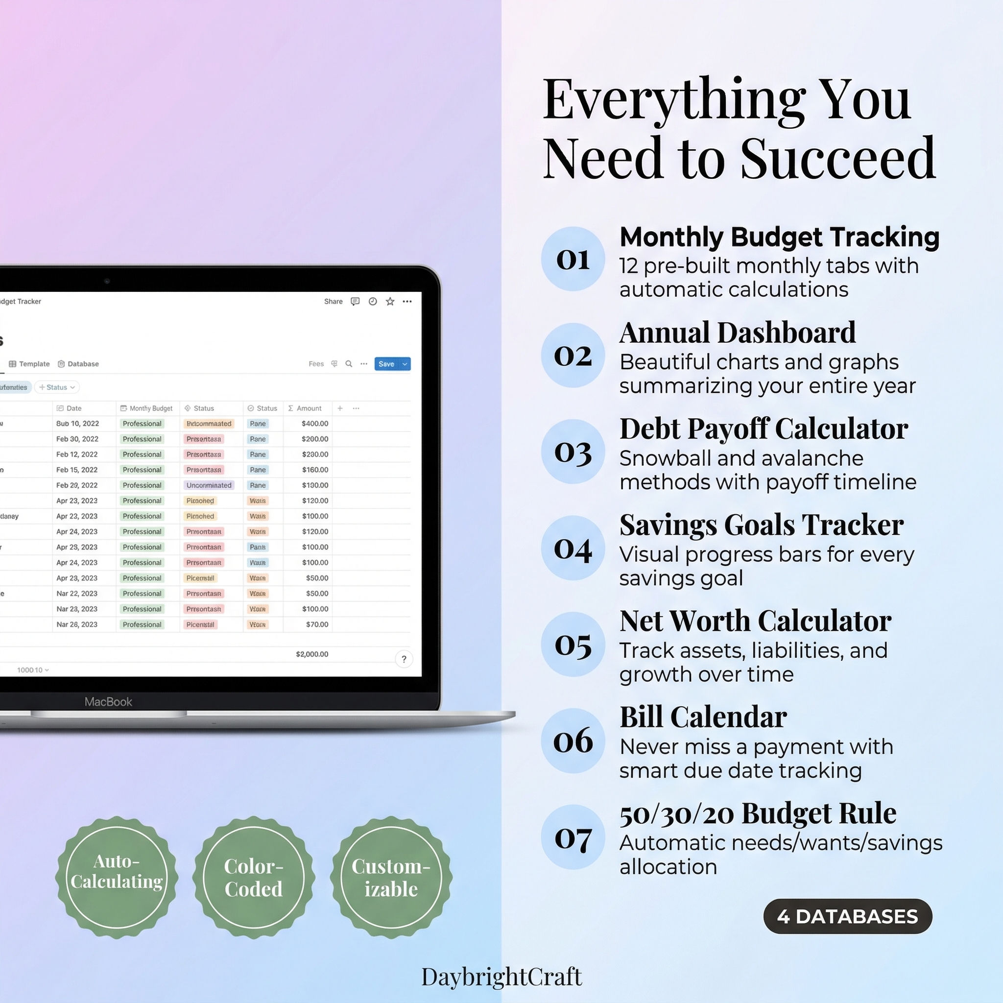 Budget Tracker preview